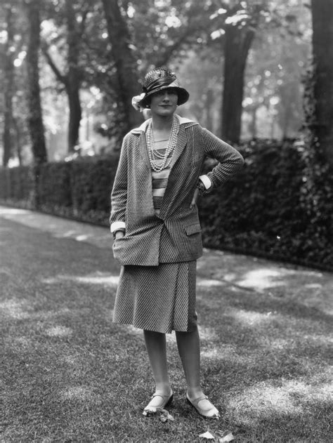 1920s chanel suit|Chanel tweed suit 1920s.